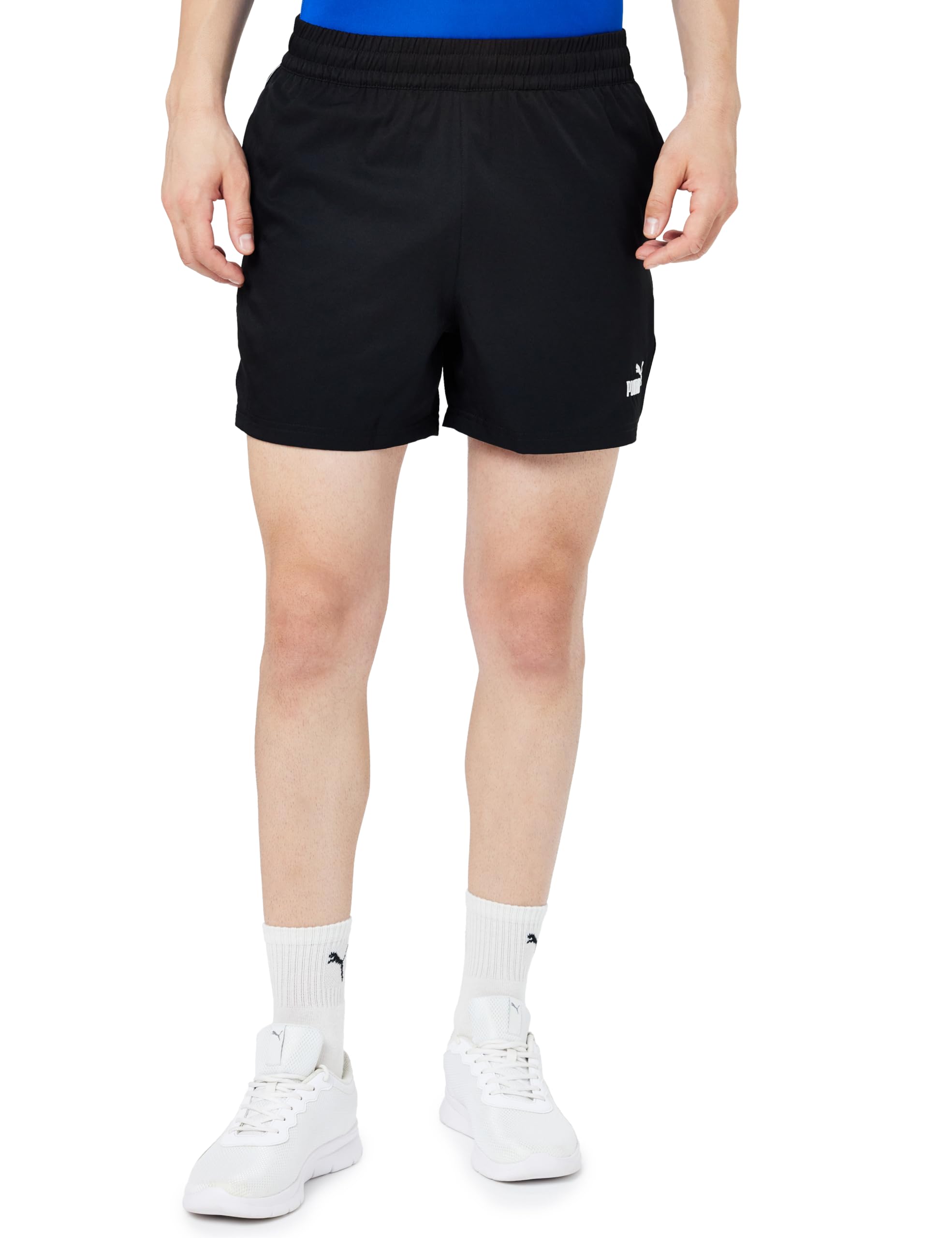 PUMA ESS Tape Woven Shorts 5"