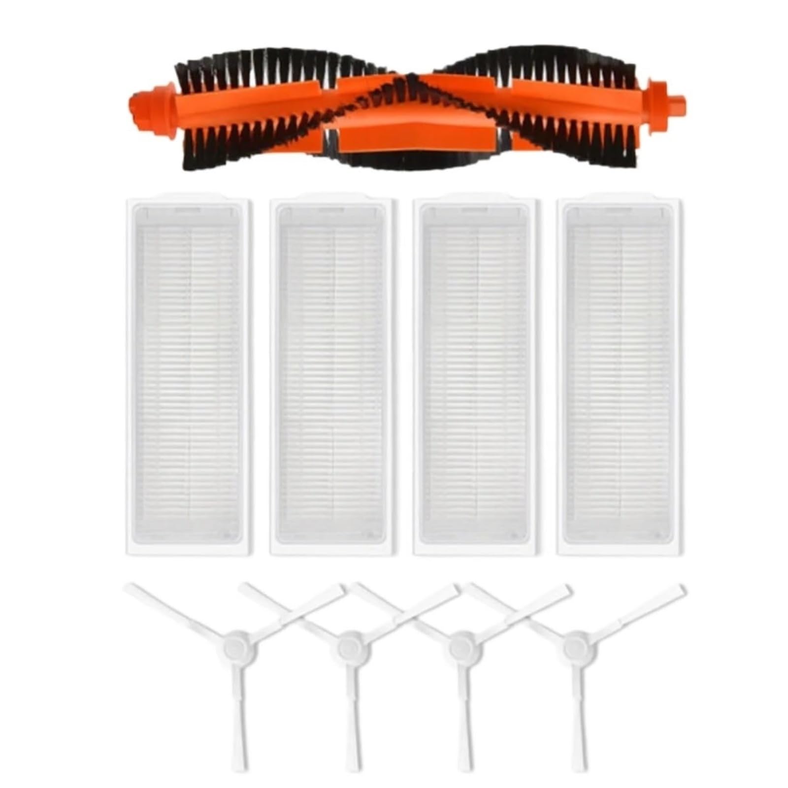 Spazzola principale per aspirapolvere, spazzola laterale, filtro Hepa, compatibile con Xiaomi, S10 S12, parti di ricambio per robot aspirapolvere