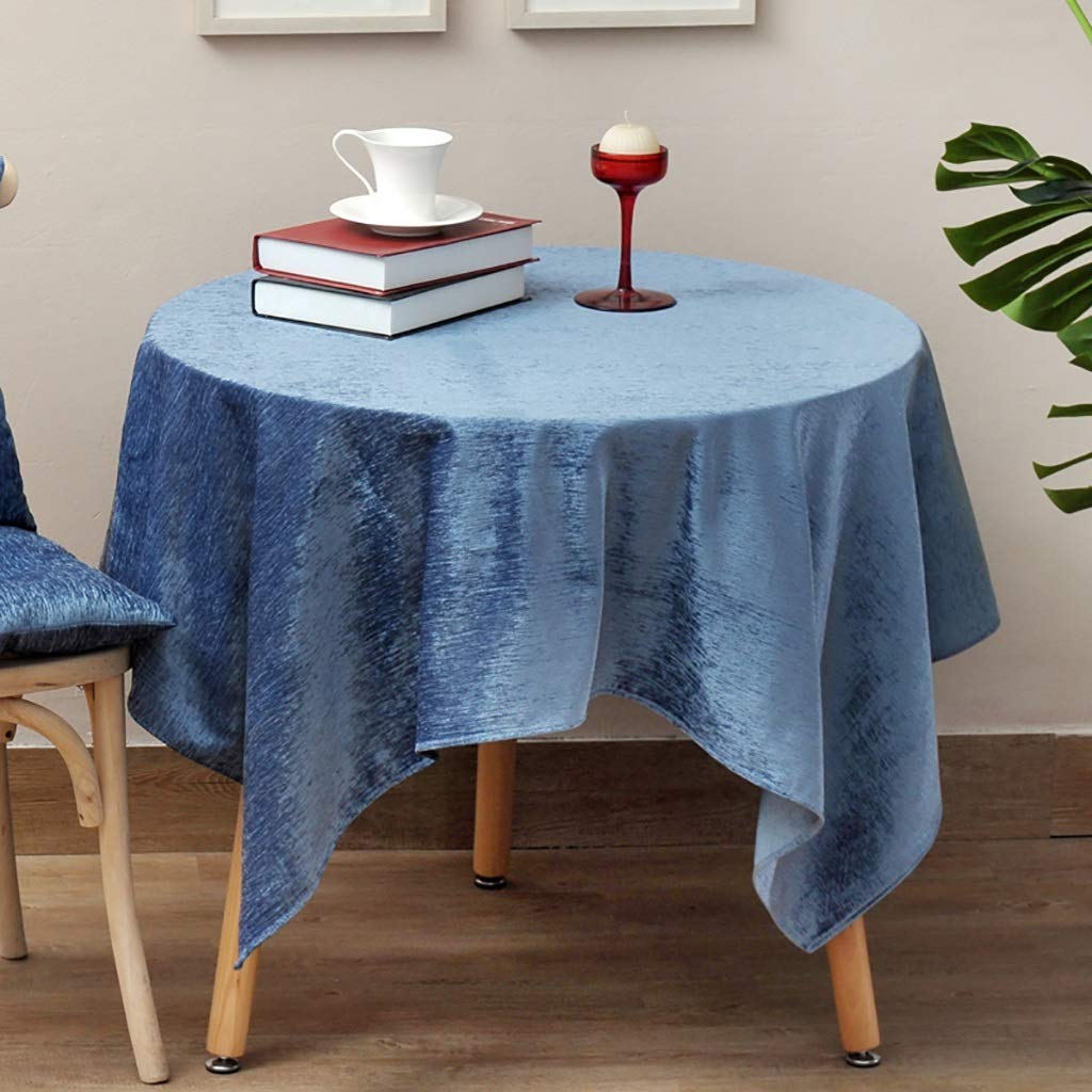 Nappe en chenille rectangulaire au tissage métallisé noble, élégance de table haut de gamme