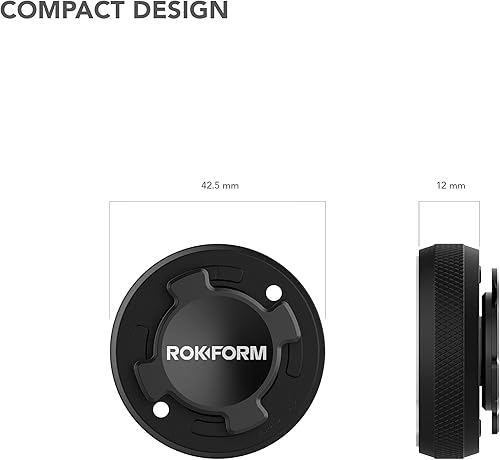 Miniatura 6 de Rokform - Funda de cristal para iPhone 13 Mini + soporte de aluminio para teléfono RokLock