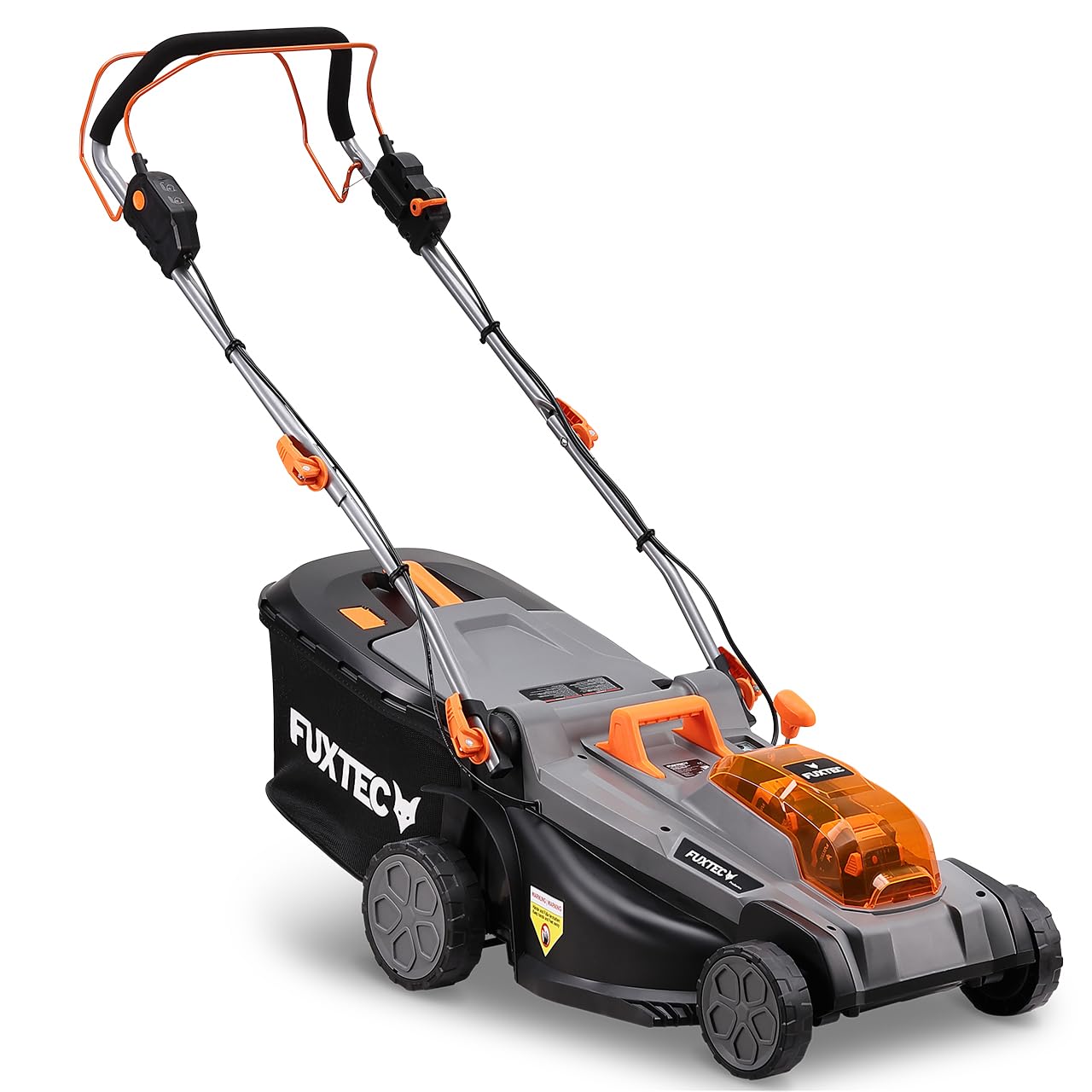 FUXTEC Tagliaerba a batteria FX-E2RM43PRO • 43 cm larghezza taglio • 40V batteria litio • trazione con velocità variabile • funzione mulching • regolazione altezza 25–75 mm