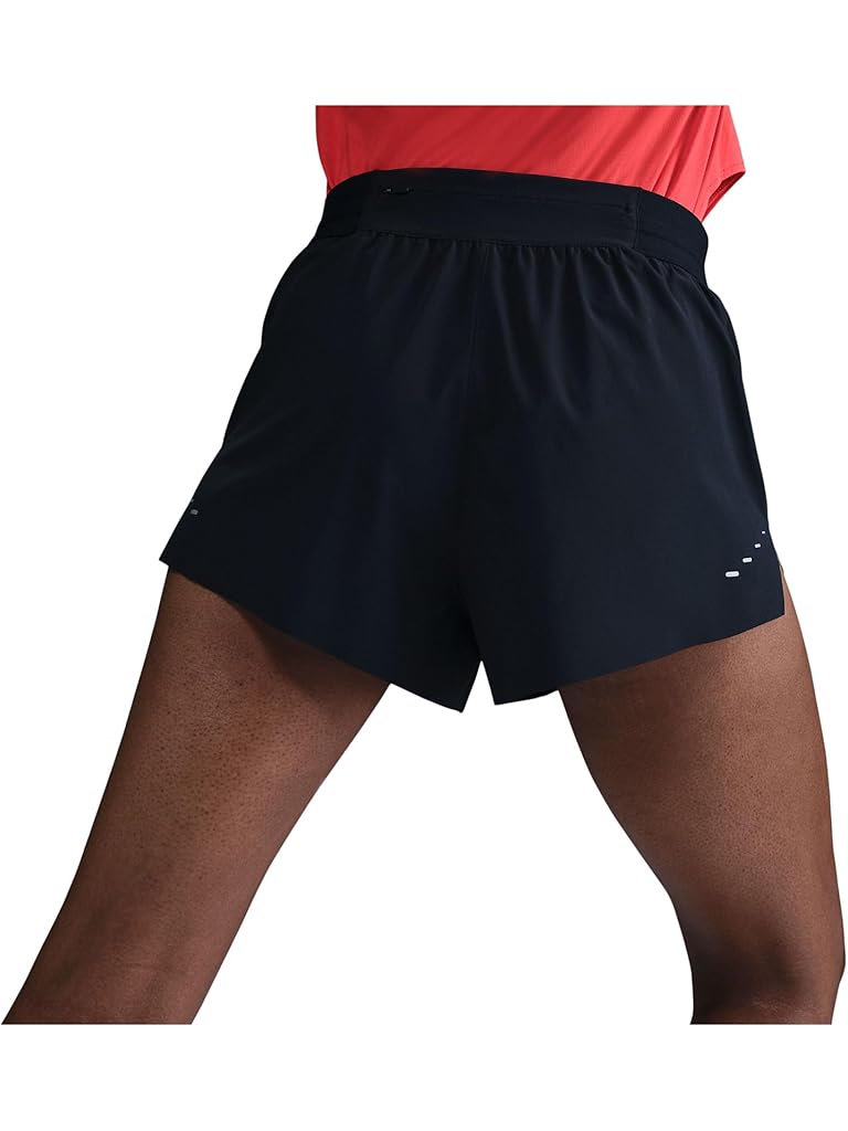 Black Nike Swift Dri-FIT Mid-rise 2.5" Brief-lined Running Shorts