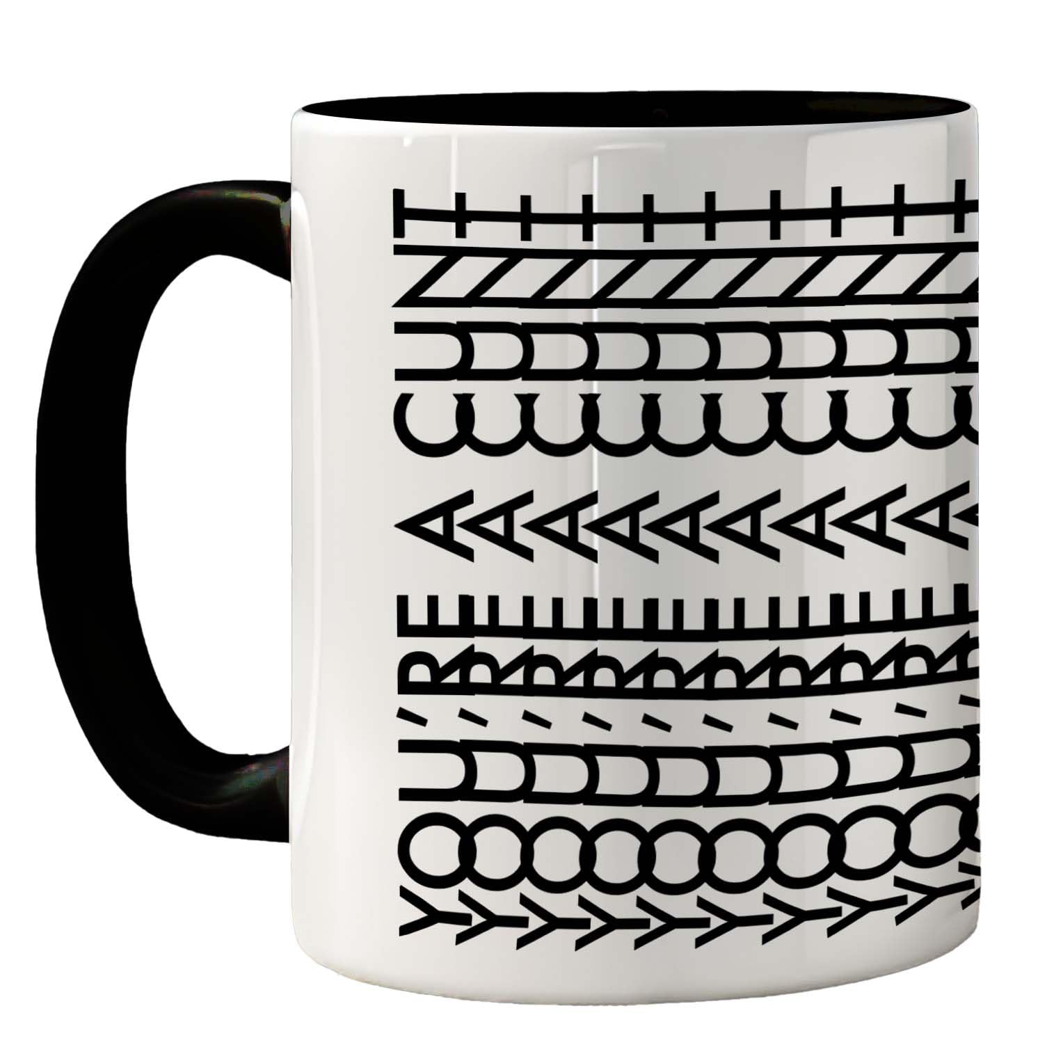 Funny Mug for Men Women - You're A C*nt - Rude Sarcastic Slogan Gifts for Work Colleagues, Crude Fun Novelty Joke Gag Gift Humour Birthday Friends, 11oz Black Ceramic Premium Mugs Cup