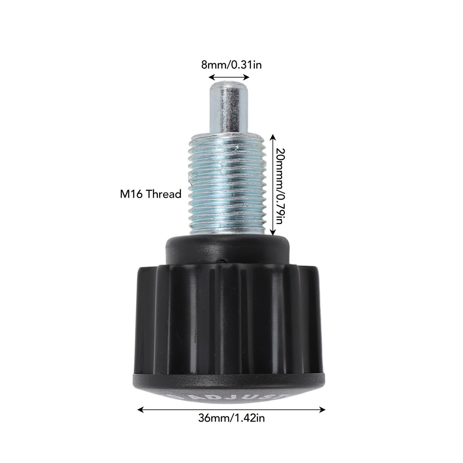Kit 5 Boutons De Serrage Tissting - Poignées Filetées Mâle Pour Vélo Et Matériel De Fitness
