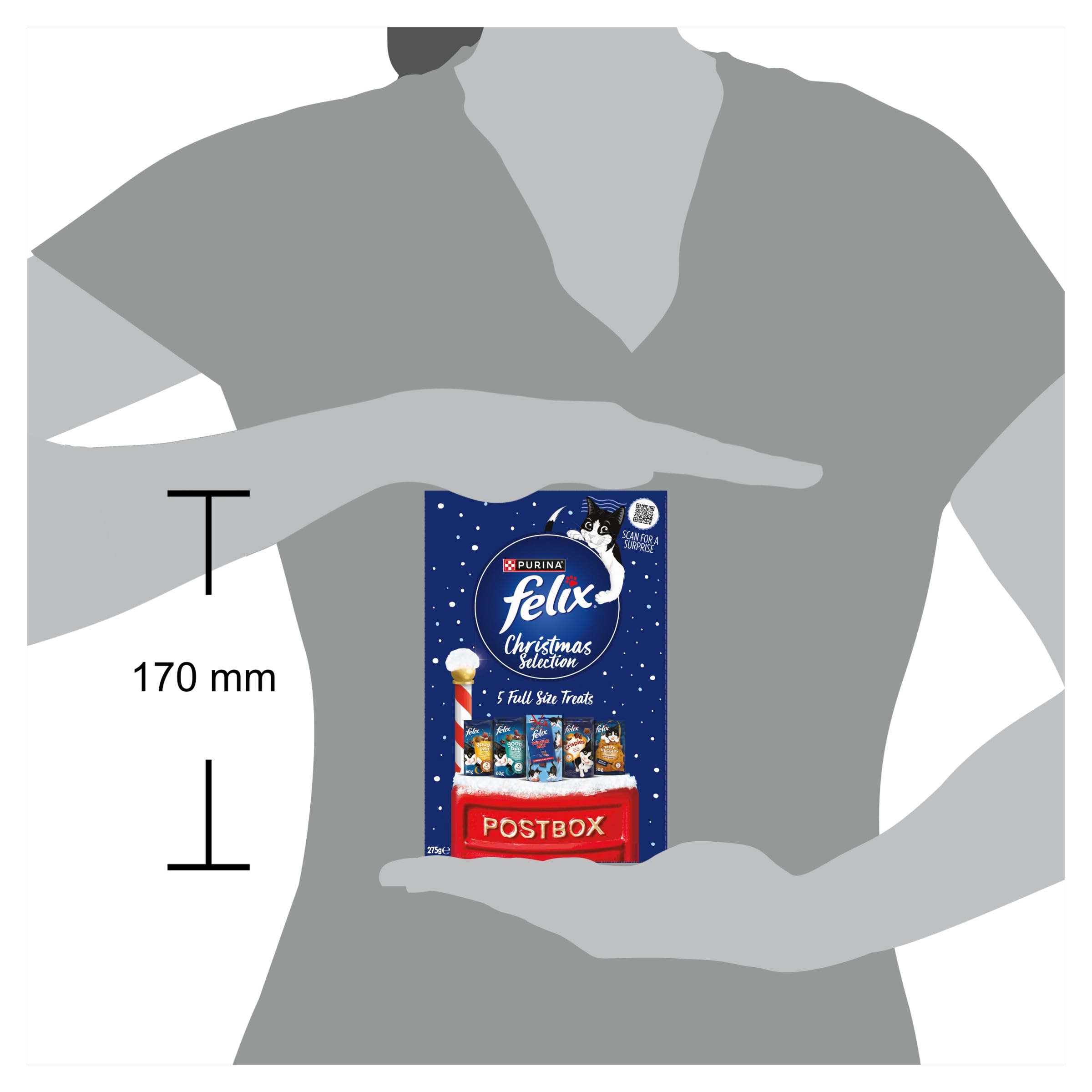 Felix cat treats Christmas Box 275g : Amazon.co.uk: Pet Supplies