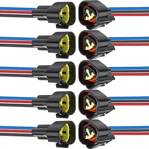 Miniatura 15 de Conector de cable eléctrico de 2 pines, enchufe impermeable macho hembra de 16 AWG, enchufe de desconexión rápida, adecuado para automóvil, camión