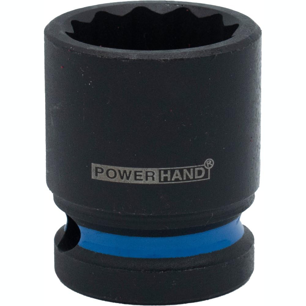 Powerhand 1/2" Drive Shallow Impact Socket 12 Point 21Mm Ki-S12-S21a