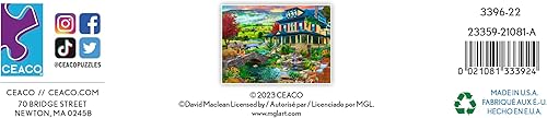 Miniatura 6 de Ceaco - David MacLean - Casa de campo de la abuela - Rompecabezas de 1000 piezas
