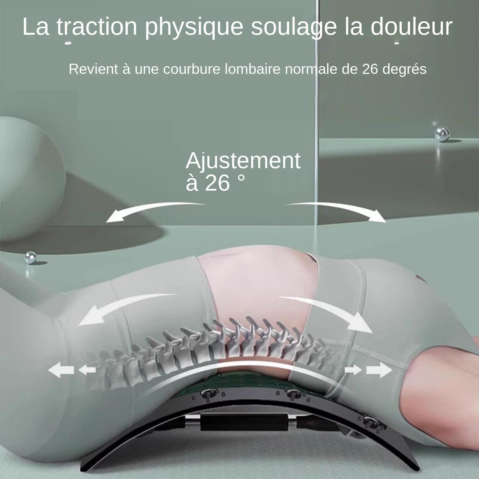 Planche de Correction Posturale Réglable pour Maison Voiture Lit