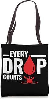 Every Drop Counts - Blood Donation Blood Donor Day Tote Bag