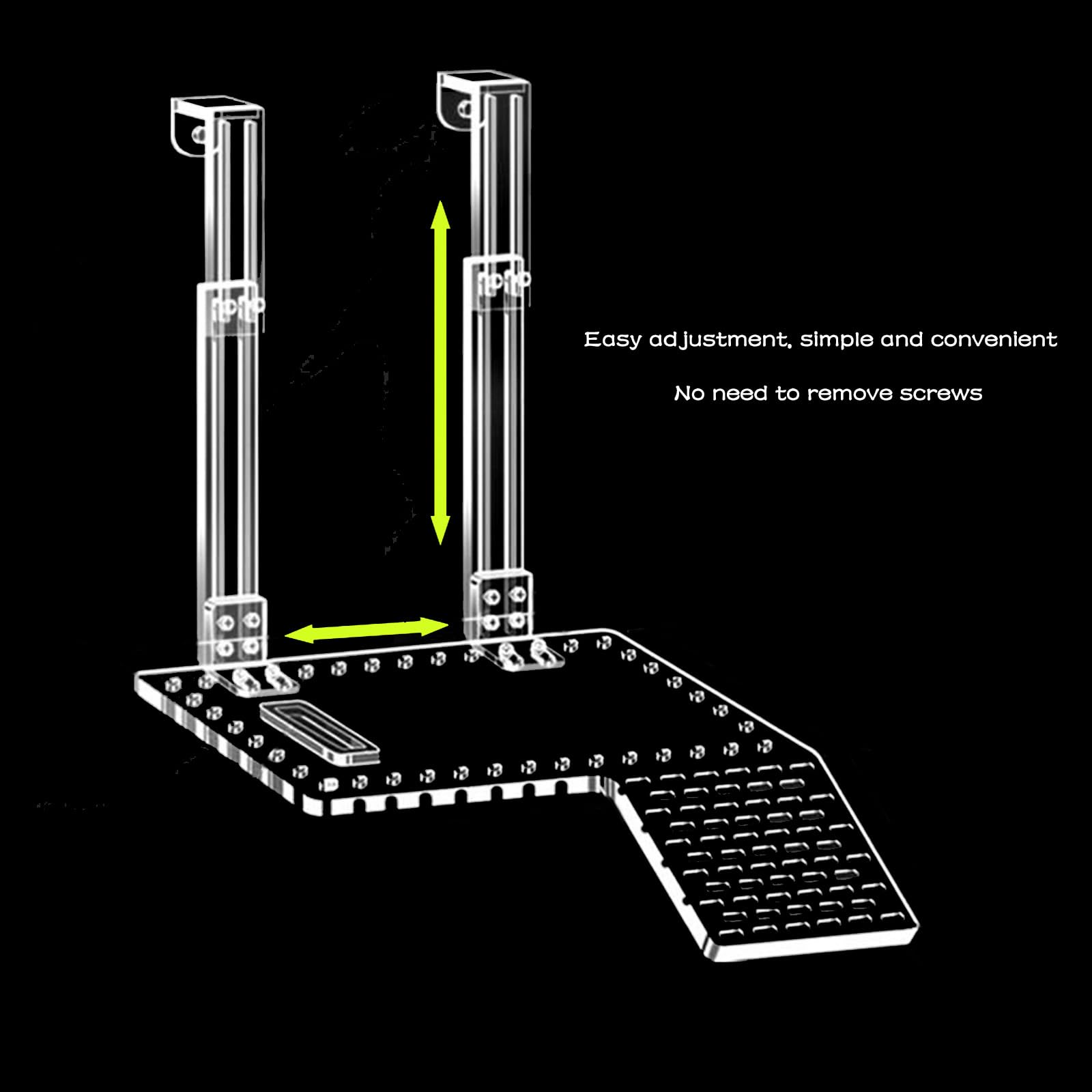 Turtle Basking Platform, Acryl Schildkröte Basking Platform Super Light Transmission Schildkröte Lebensraum mit Kletterregal Schildkröte Tank Zubehör für kleine Wasserreptilien (XL)