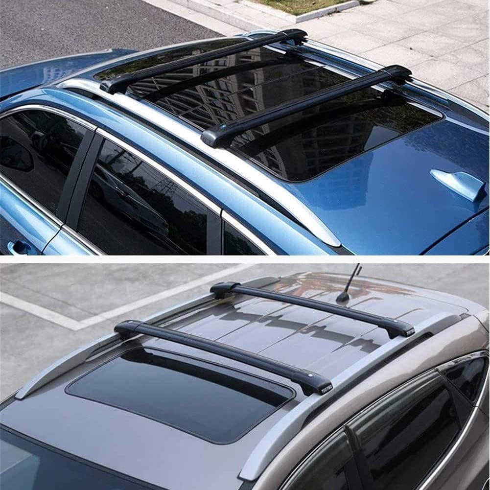 Dachträger Gepäckträger für Benz Viano Vito W447 2014-2024, Dachgepäckträger Querträger Aluminium DachträGer mit Schlössern Relingträger