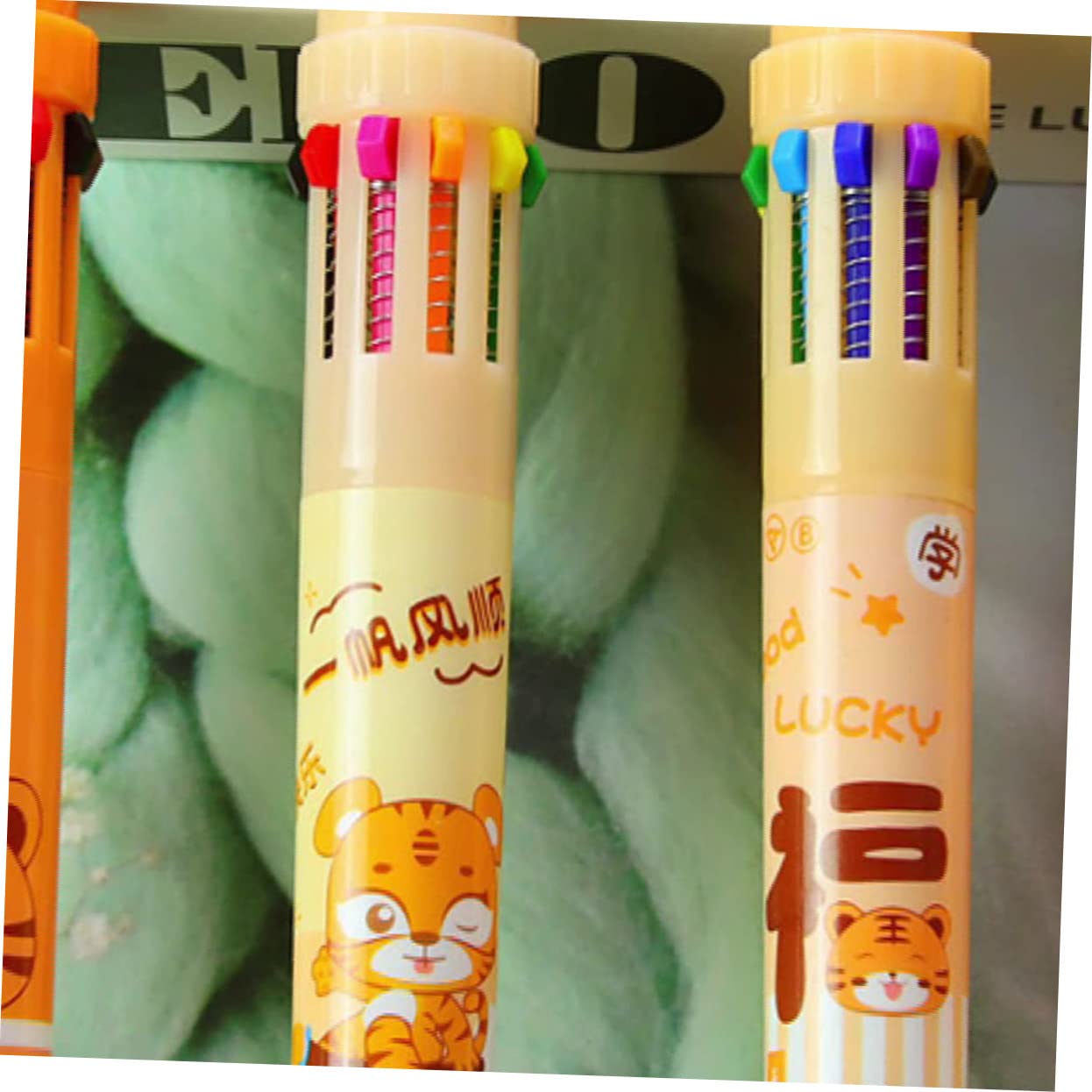 NUOBESTY 3 Set Penna A Sfera A Dieci Penna Strana Penne Originali Penne A Sfera Penne Nere Cancellabili Evidenziatore Kit Fai Da Te Per Pennarelli Ricarica 8 Pezzi * 3