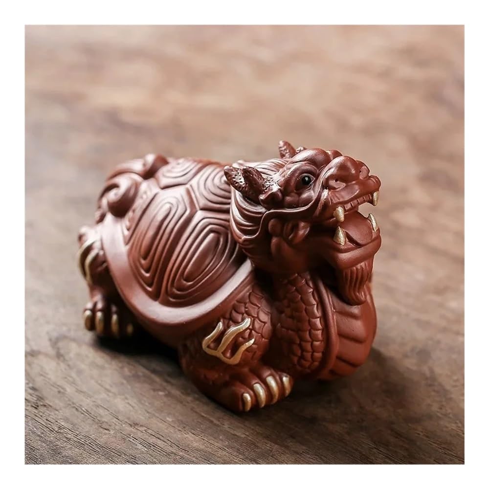 Decoración de Estanterías Adornos de cerámica Figuras Escultura Arte Tradicional Hogar Sala Estar Feng Shui Estatuas de Escritorio(A)