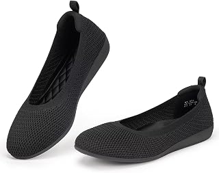 Women's Ballet Flats Knit Soft Work Shoes