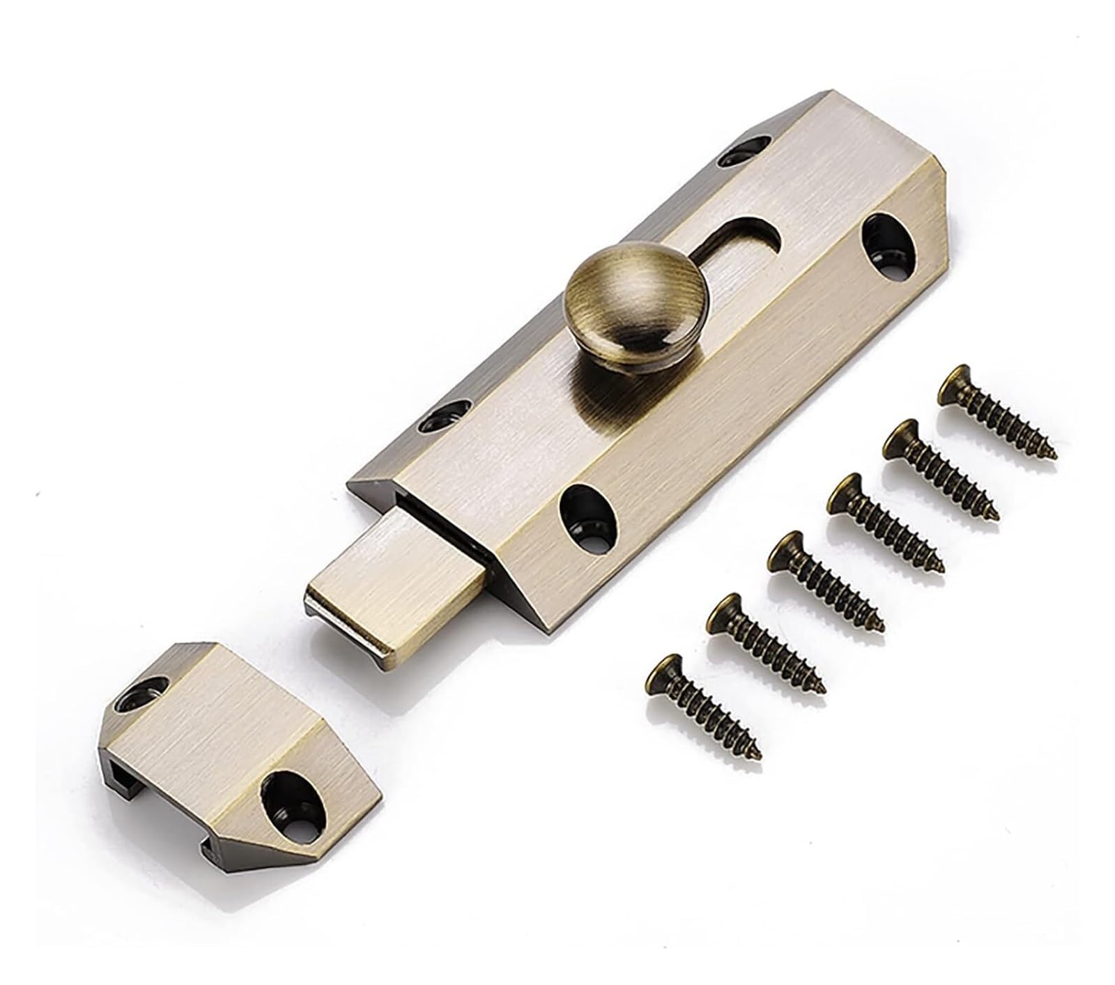 Door Lock Bolt, Door Lock Bolts, All Copper Sliding Bolt(Green Patina)