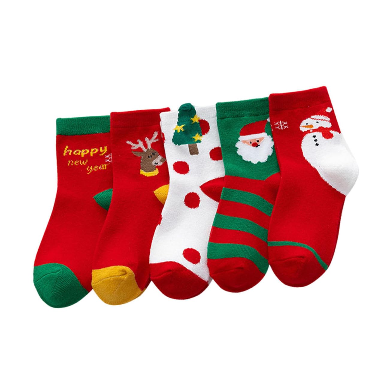 Chaussettes de Noël garçon fille pour des matins d'hiver cocooning en coton