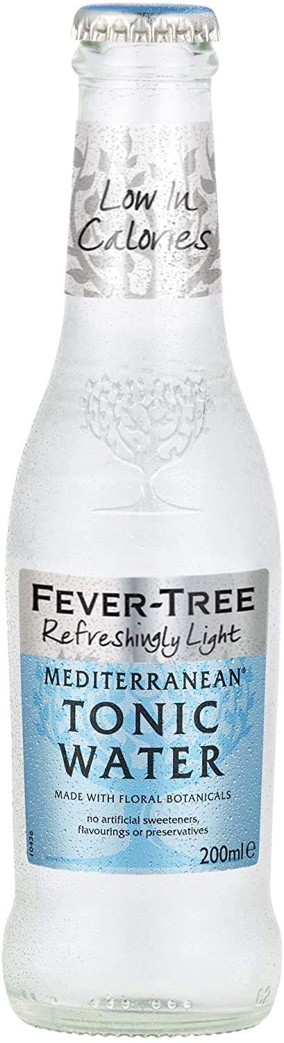 Fever-Tree Refreshingly Light Mediterranean Tonic Water 24x200ml