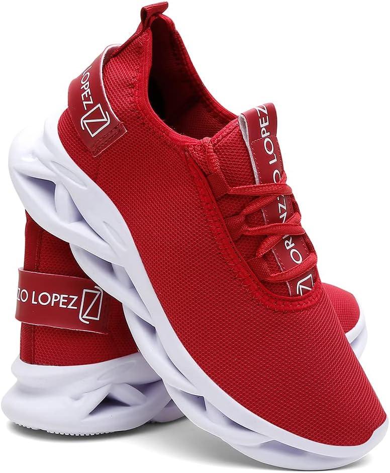 Tênis Masculino Lorenzzo Lopez Racer – Leve, Confortável, Antiderrapante, Ideal para Academia, Corrida e Caminhada