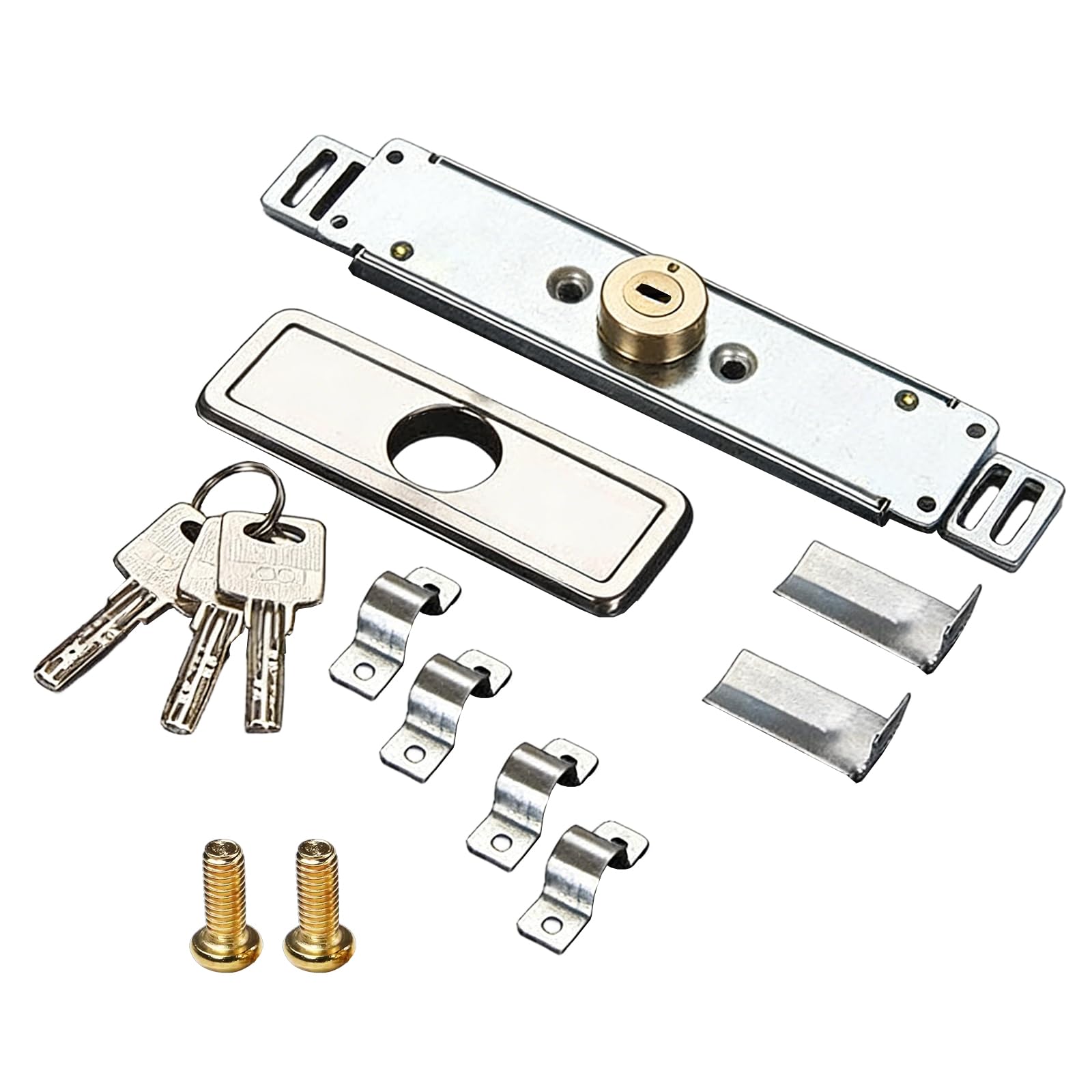 Osniyaw A Iron Rolling Security Door Middle Roll Gate Hardware Thicken Ntitheft Locks Garage Home Hardware Enduring Iron Rolling Security Door Locks