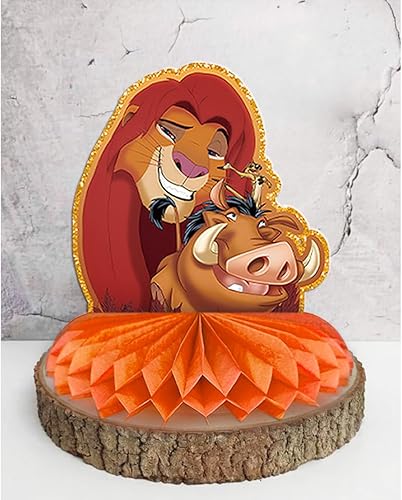 Miniatura 5 de Centros de mesa de 6 unidades para suministros de fiesta, mesas, decoración de panal de abeja, mesa de cumpleaños