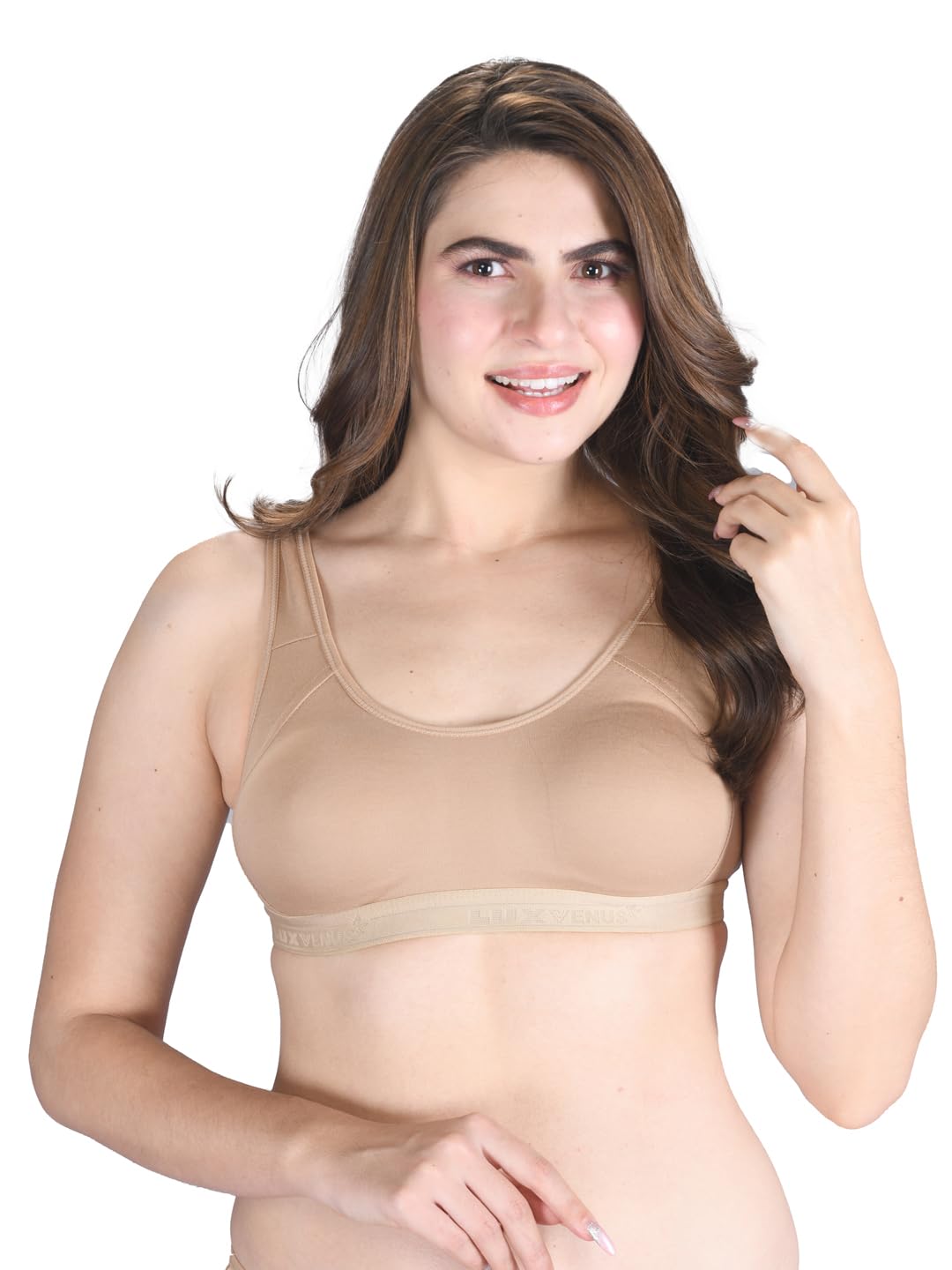 LUX VENUS Wire Free Slip on Moulded Full Coverage Sports Bra - Review, Price and Buying Guide