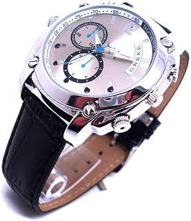 Reloj cámara espía 32 GB Full HD 1920x1080p Visión Nocturna Modelo Cuero HD 37BVR32