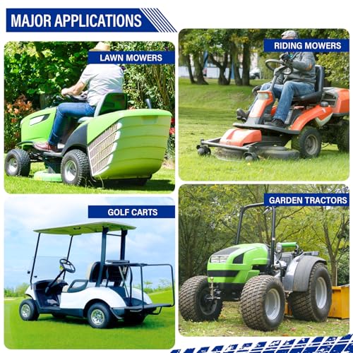 SUNROAD 22x10.00-10 Turf Tires Lawn & Garden Mower 22x10-10 22x10x10 4 Ply Set of 2