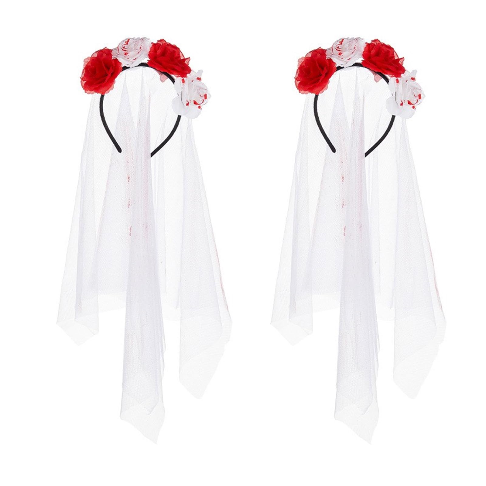 Tsophreniq Stylish Flower Headbands Ornament Halloween Headdress Decorations Headwear for Masquerades and Parties Photo