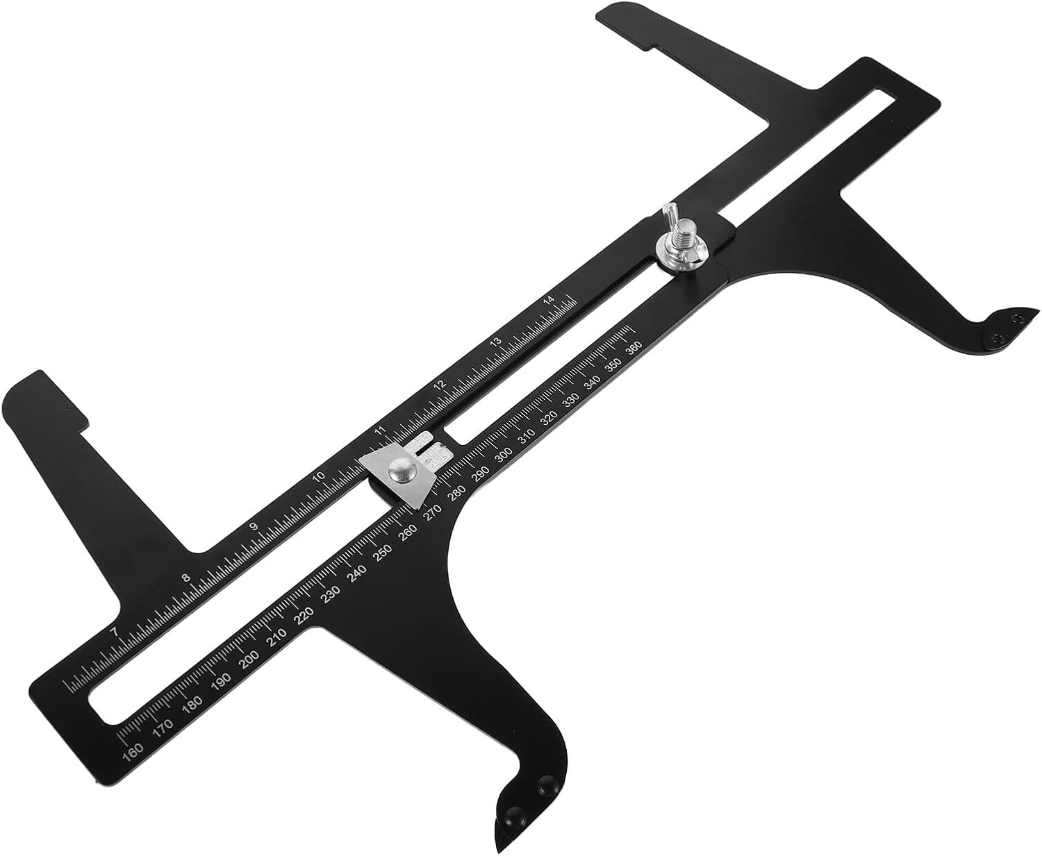 Mikinona Brake Resetting and Drum Brake Measuring Tool 6.5-14.25 Inch Dual Scale for Automotive Rear Drum Lining
