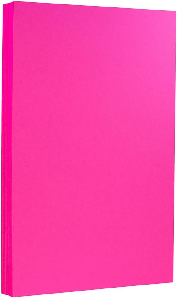 JAM PAPER Colored 80lb Cardstock Glossy 2 Sided 8.5 x 11 Coverstock 216 gsm