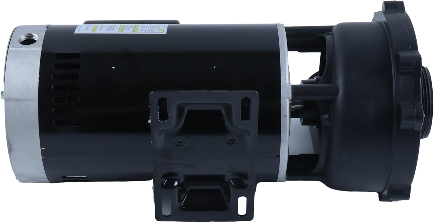 Pool Spa Pump Plastics 3721621-1D Executive 56 Frame 4 HP, 230 Volt Hot Tubs, 3450 RPM high/1725 RPM low, Amperage: 12A high/4.4A low, Intake: 2’’ Plumbing Discharge: 2’’ Plumbing