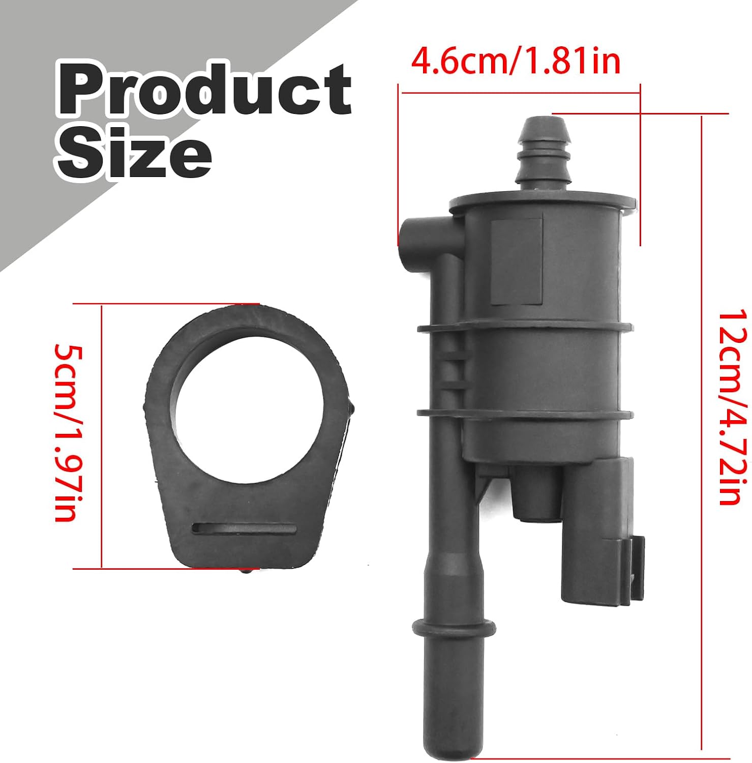 9U5A-9G866-AA Fuel Vapor Canister Purge Valve, Replacement for Ford F Series 150 Mark LT 2009-2010 Expedition Navigator 2009-2014, Replaces 9U5A9G866AA