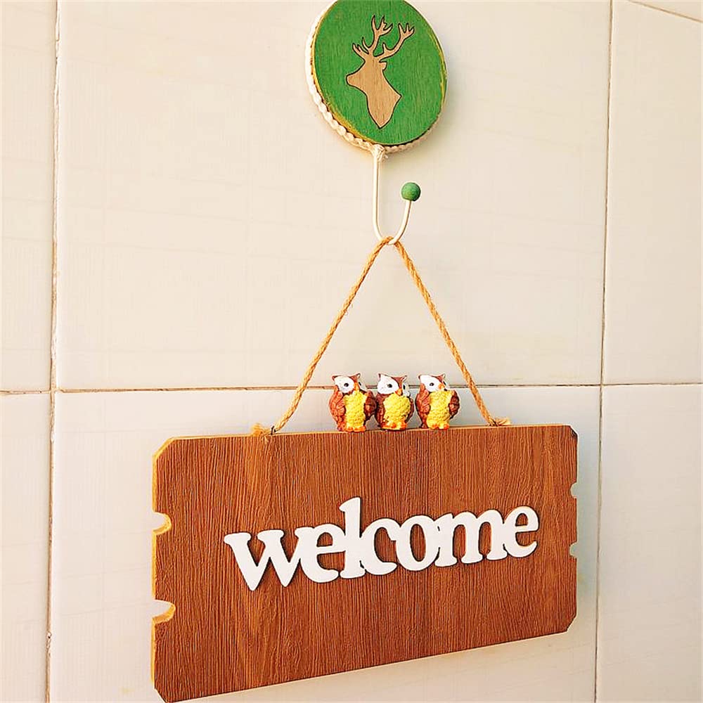 Amazon | ウェルカムボード 木製ボード 歓迎看板 Welcome ドアプレート