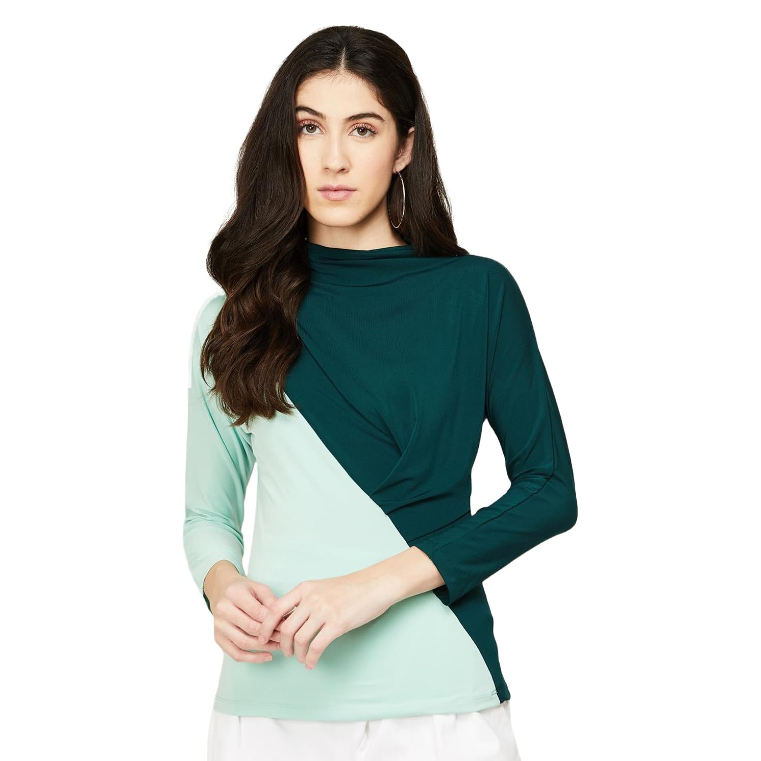 code by Lifestyle Women Polyester Regular Fit Printed Top-picture-13