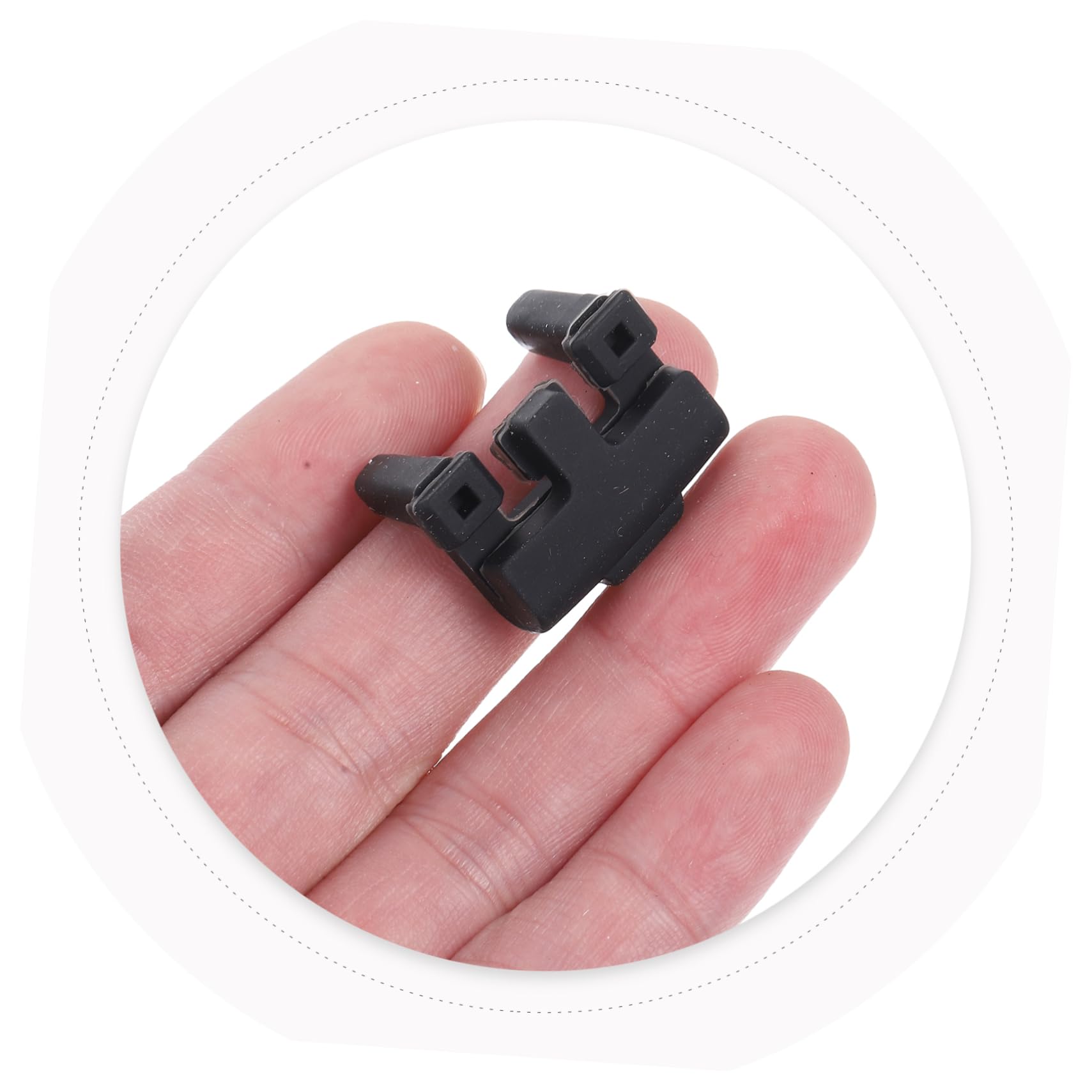 OUNONA 5 Set Coprivassoio Silicone Per Friggitrice Ad Aria Da Antigraffio E Antiscivolo Accessorio Per Teglie Friggitrice Facile Sostituire 10 Pezzi*5