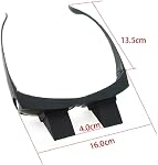 Valuu Verres Lazy Verres Lit Verres Verres lazy Spectacles Horizontal Verres haute définition Verres Prism Periscope Lie Down Lunettes de vue pour la lecture et l'observation TV en lit unisexe