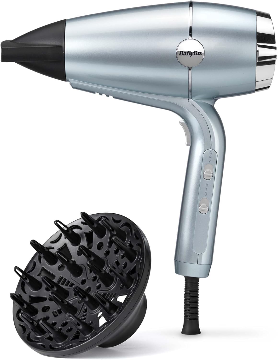 BaByliss - AS774E - Brosse soufflante 4-en-1 Hydro-Fusion & Sèche-cheveux Hydro-Fusion avec double système ionique pour des cheveux soyeux D773DE