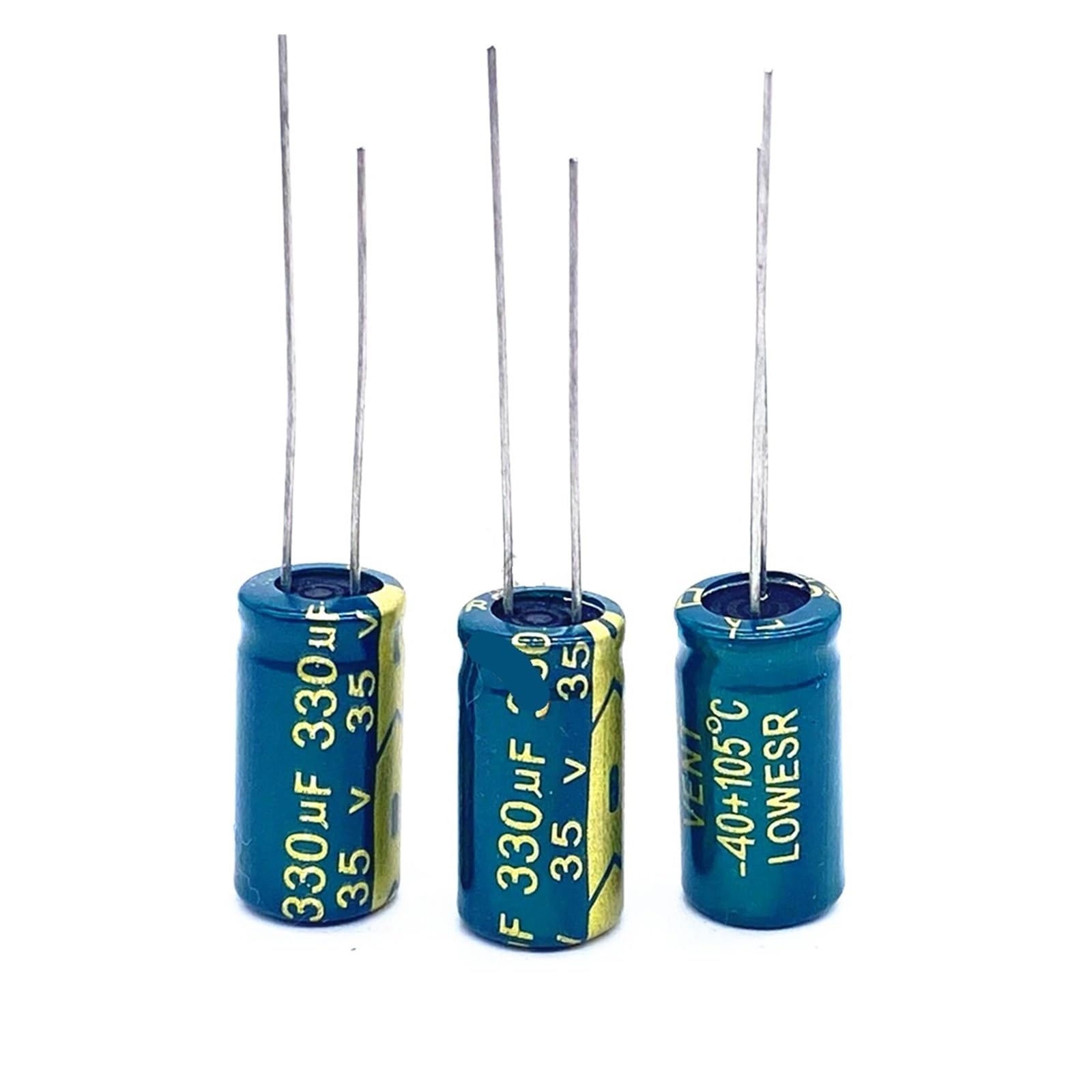 ICXLPMC 12pcs/lot T26 35v 330UF aluminum electrolytic capacitor size 8 * 16mm 330UF35V 20%