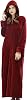 Womens Zip Robe Long Plush Hooded Robe Winter Warm Fluffy Zip Up Bathrobe Cozy Fuzzy Housecoat with Pockets