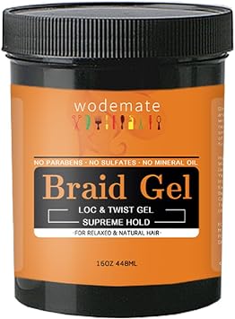 Braiding Gel | Shining Hair Jam & Edge Control Gel 16 Oz