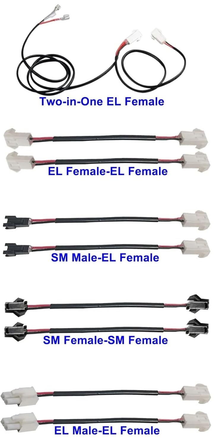 Cooker Hood Light Driver Output 12V DC Voltage Converter Input 100-240V Cabinet Cupboard SM EL Connector(SM Male EL Female)