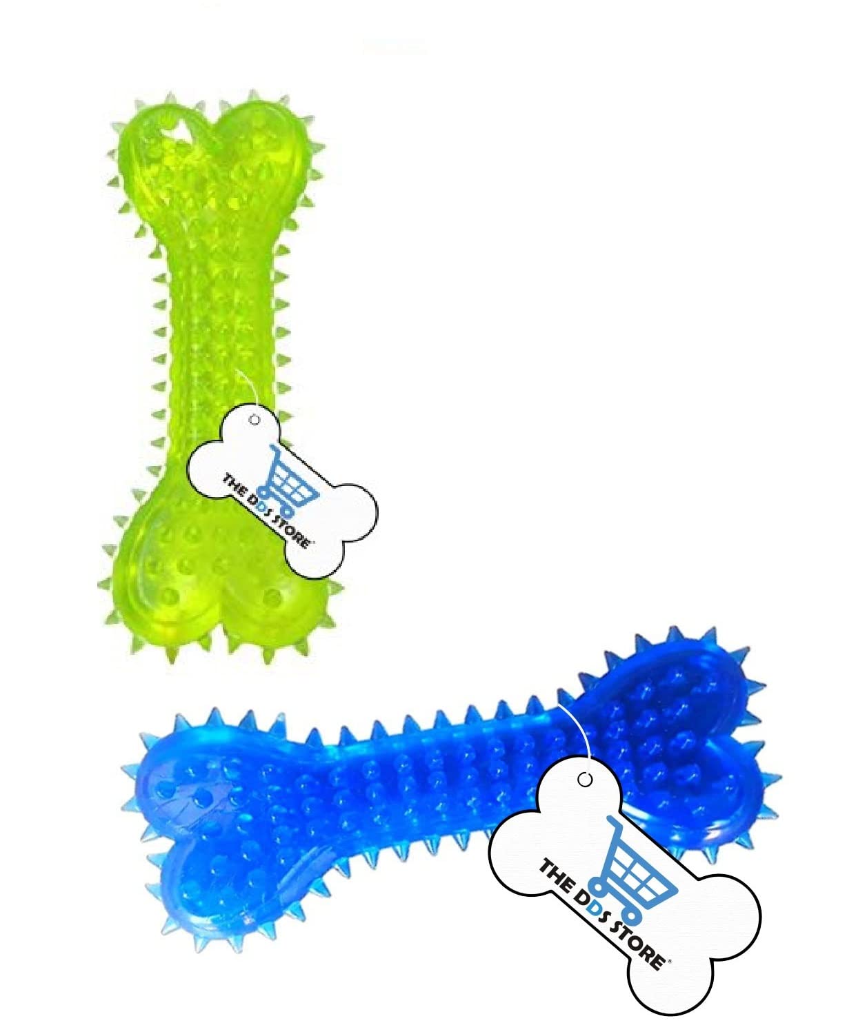 THE DDS STORE Dog Toys for Aggressive Chewers | Indestructible Dog Toys | Bone | Chew Toys for Aggressive Dogs | Interactive Dog Toy (Spike Bone, Pack of 2) (B08QJNXQV7) Amazon Price History, Amazon Price Tracker