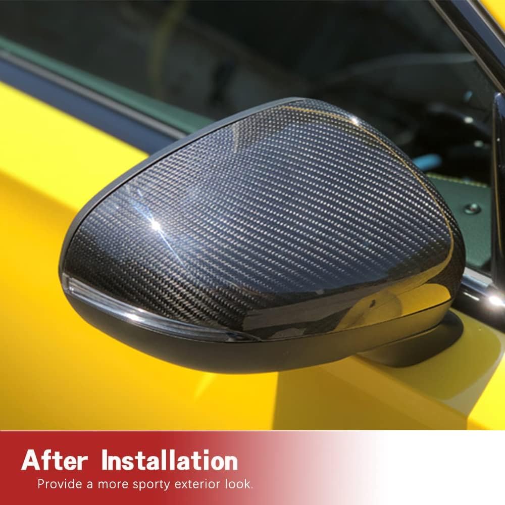 Carbon Fiber Mirror Covers for Mercedes Benz A Class W177 2019-2022 A200 A220 A250 A35 AMG 4-Door 2pcs/pair Rearview Mirror Caps Add on Style Factory Outlet