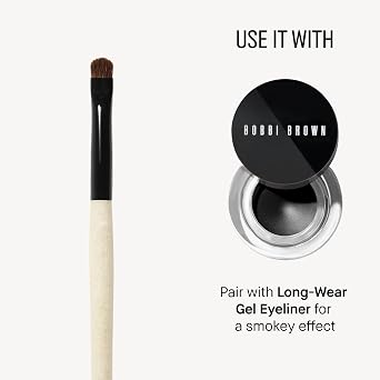 Bobbi Brown Eyeliner Brush | Eyeliner Brushes for Smudging, Precise Lines + Smokey Eyes | Works for Gel & Powder Liner