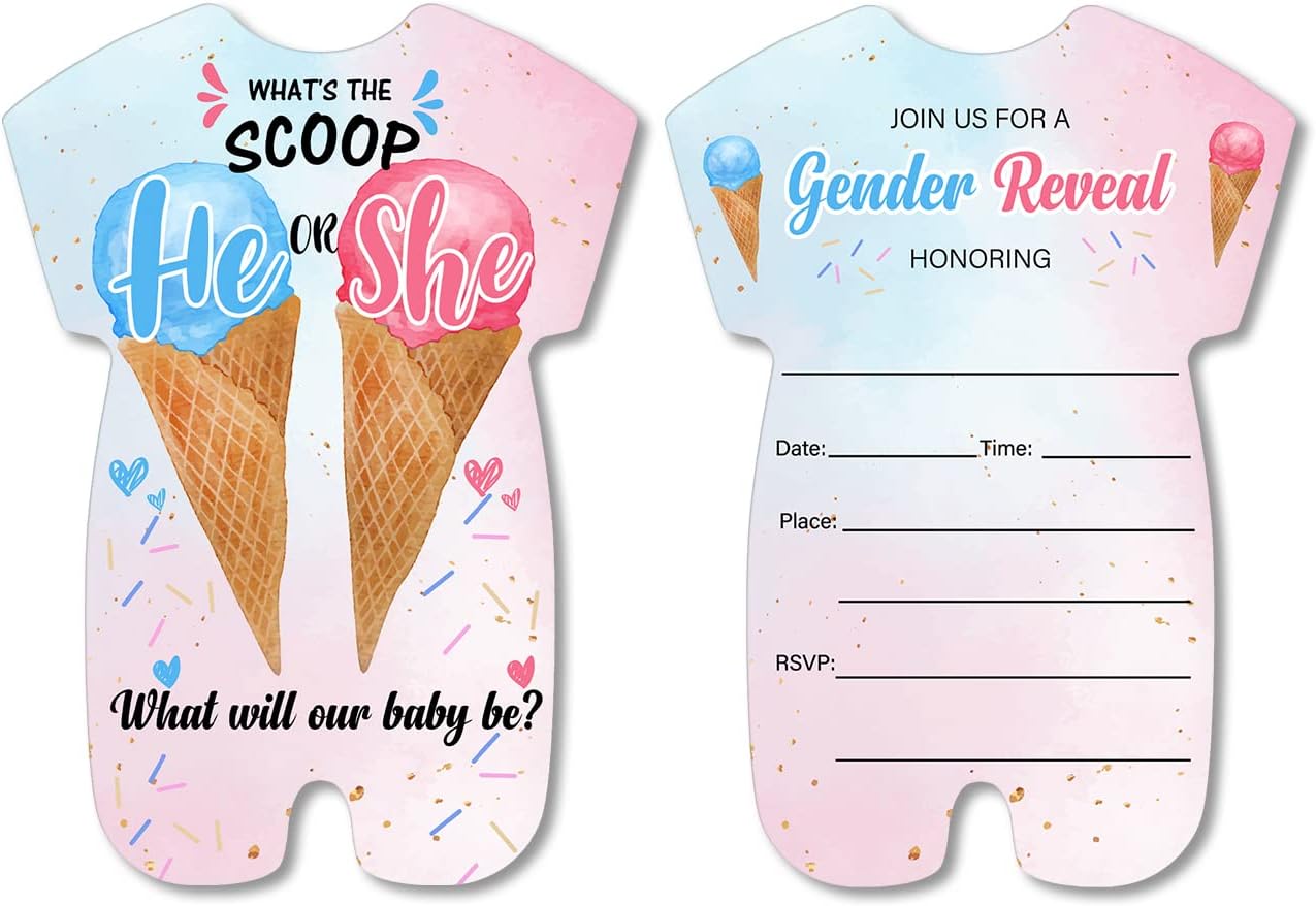 GENDER REVEAL Party Game — FIND THE GUEST Game — Pack of 25