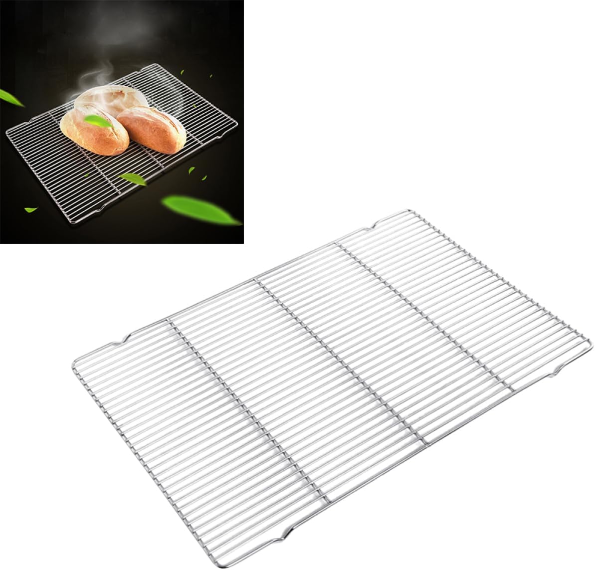 Grill Cake Pan Bbq Wire Mesh Kitchen Baking Rack Sturdy Stainless Steel Bbq Grill Net