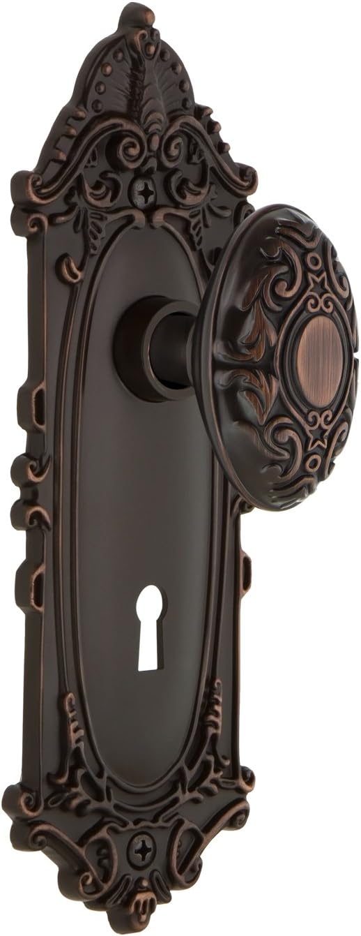Nostalgic Warehouse Victorian Oval Door Knob With Plate