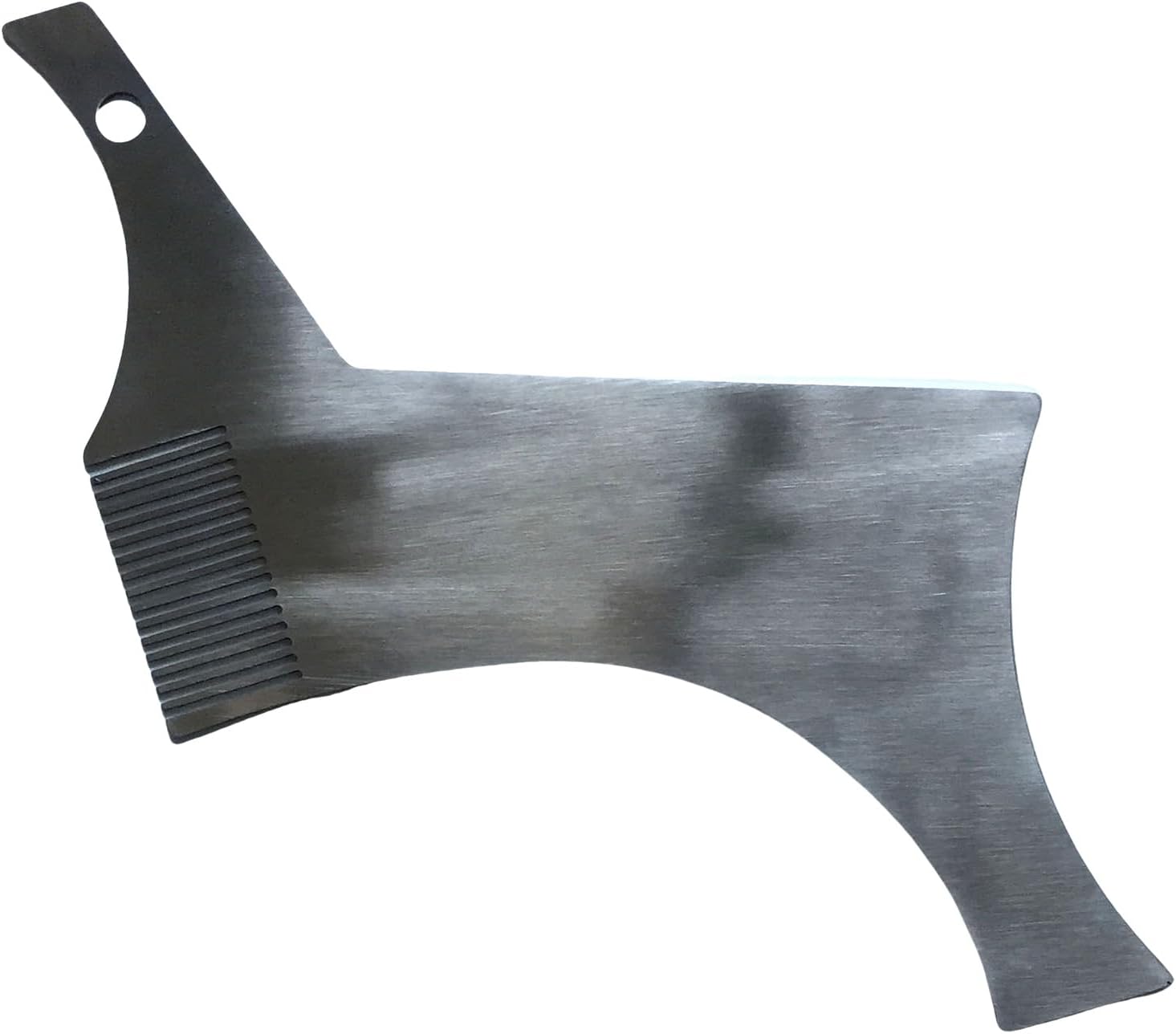 Stainless Steel Beard Shapers with Comb Beard Shaping Styling Tool Beard Shaping Template Guide Comb for Man Beard Trim