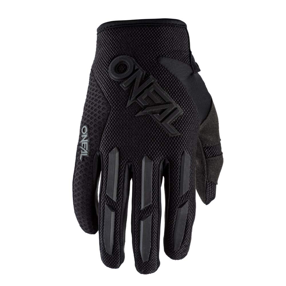 O'NEAL | Fahrrad- & Motocross-Handschuhe | Kinder | MX MTB Mountainbike | Verstellbarer Klettverschluss, Vorgeformte Passform Element Youth Glove | Schwarz